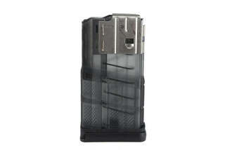 The Lancer Systems L7AWM 20 round .308 magazine features a translucent smoke finish